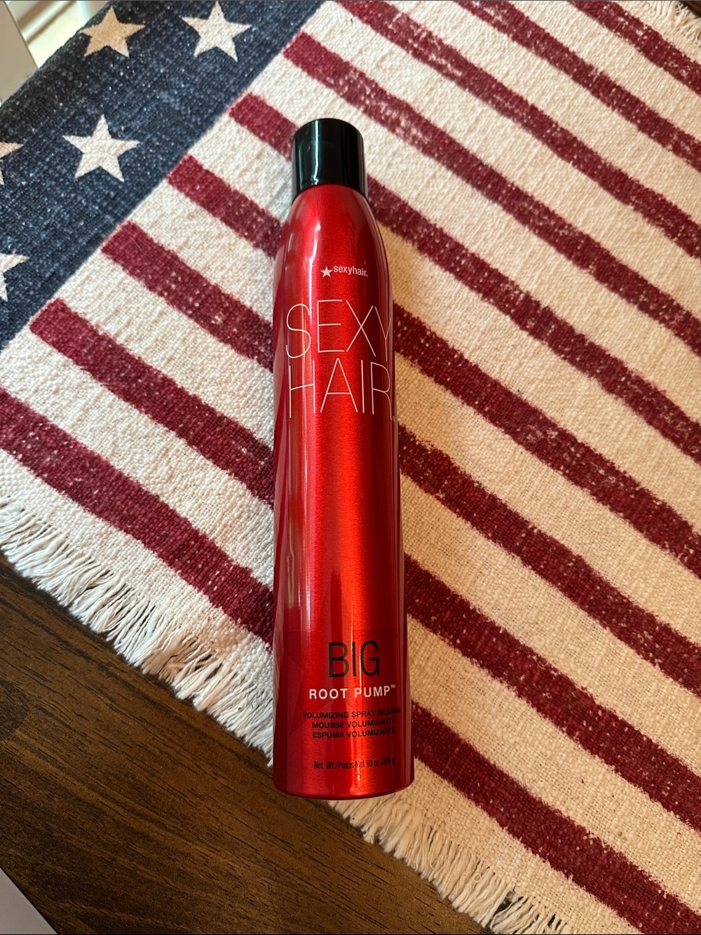 Sexy Hair BIG Root Pump Volumizing Mousse — Red